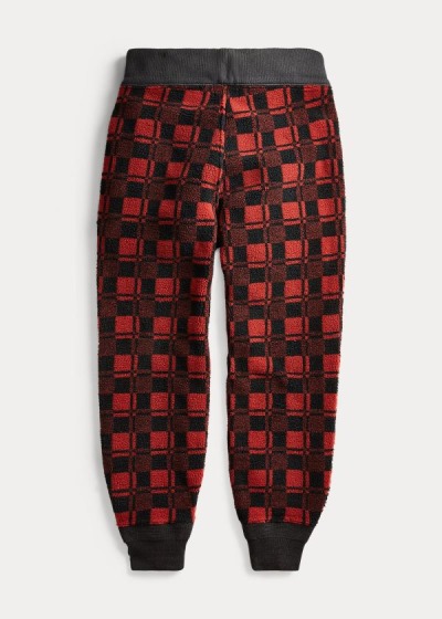 Men's Ralph Lauren Plaid Fleece Sweatpants | 543086LJR